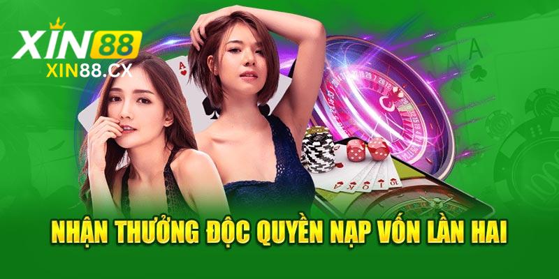 Nhận thưởng độc quyền nạp vốn lần hai