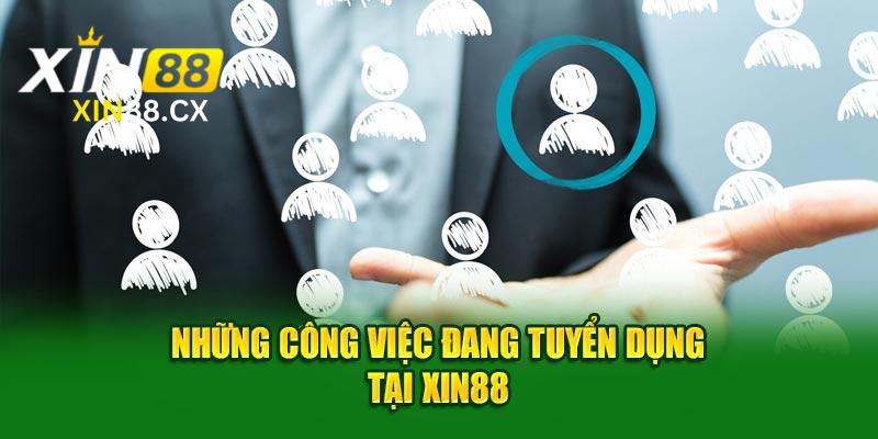 Những vị trí đang trống tại Xin88